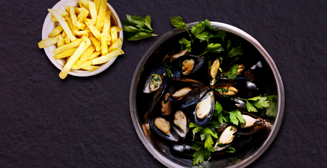 Tous les lundis Moules frites et points x2 !